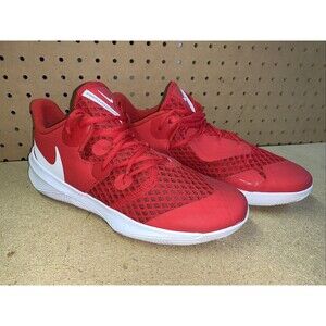 Nike: US 11 Zoom HyperCourt Volleyball Air Volley Red/White